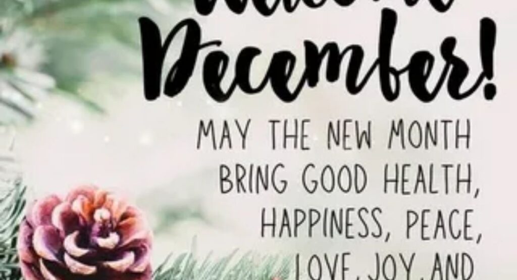 best december blessings for a meaningful month