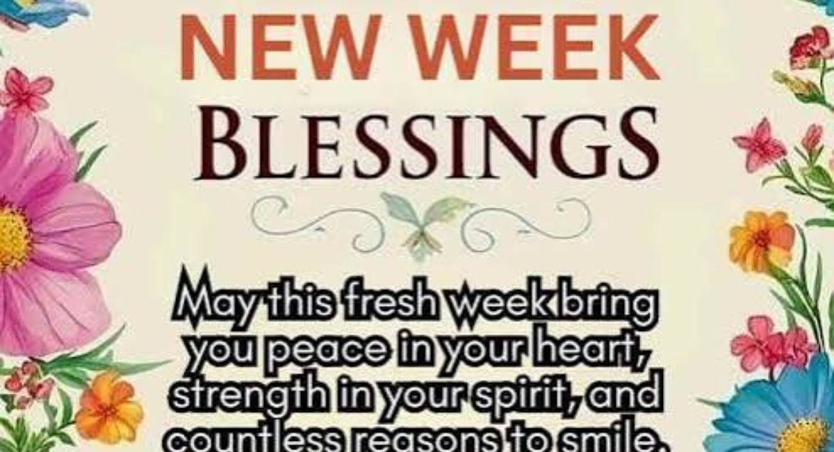 new week blessings