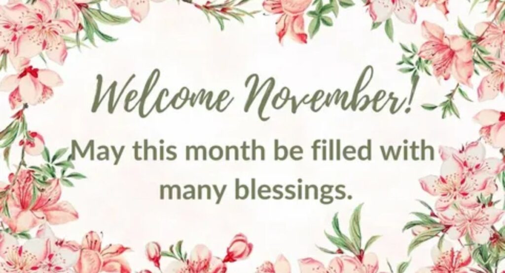 november blessings quotes and prayers