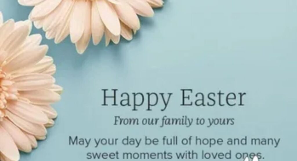 short and sweet easter wishes