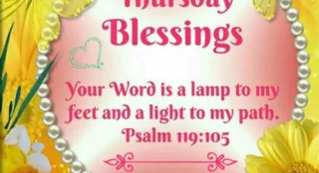 thursday prayers and bible verses