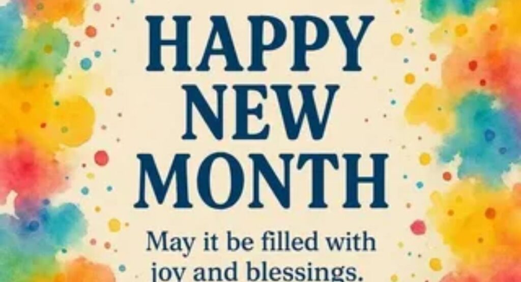 happy new month wishes and prayers