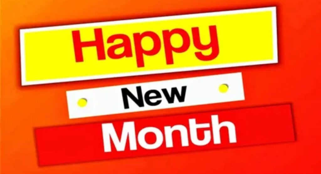 happy new month wishes for family and friends