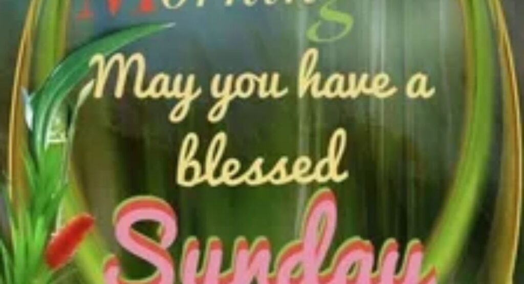 have a blessed sunday morning – wishes to start the day right
