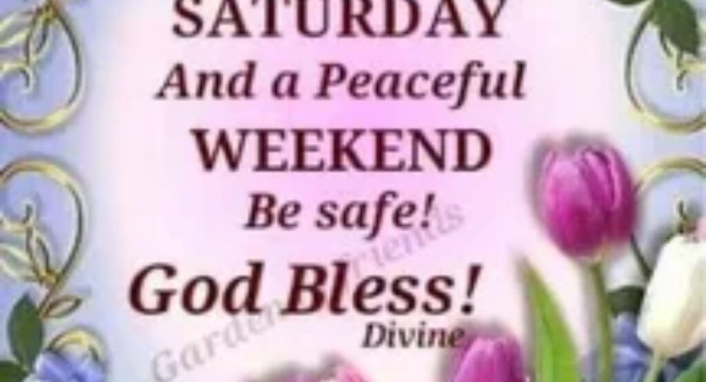 saturday morning blessings and prayers