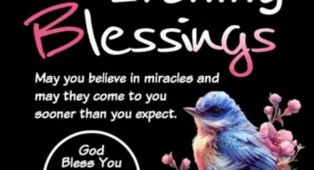 what are monday evening blessings