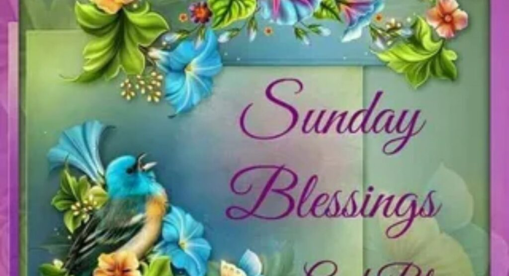 what are sunday blessings images