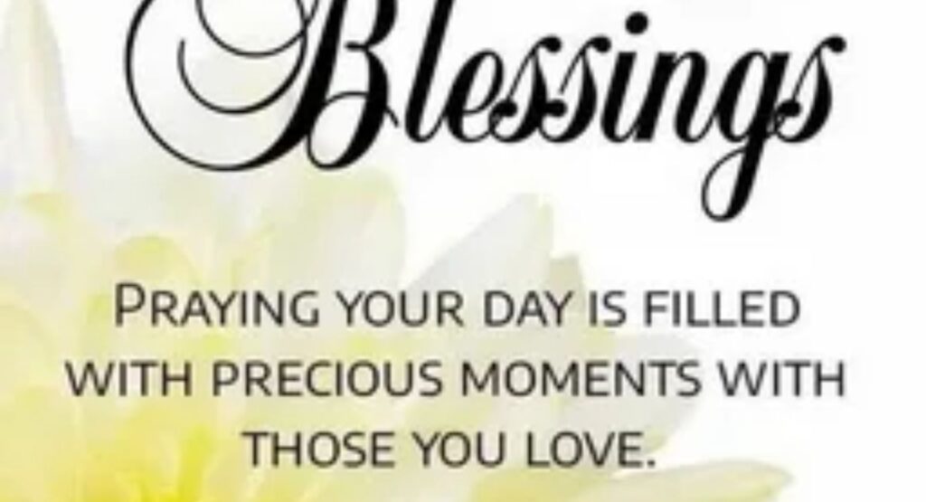 why prayer saturday blessings matter