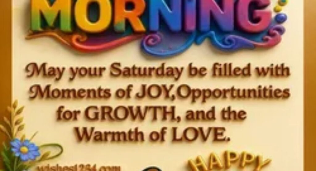 120+ Good Saturday Morning Blessings, Prayers, Quotes & Images good saturday morning blessings