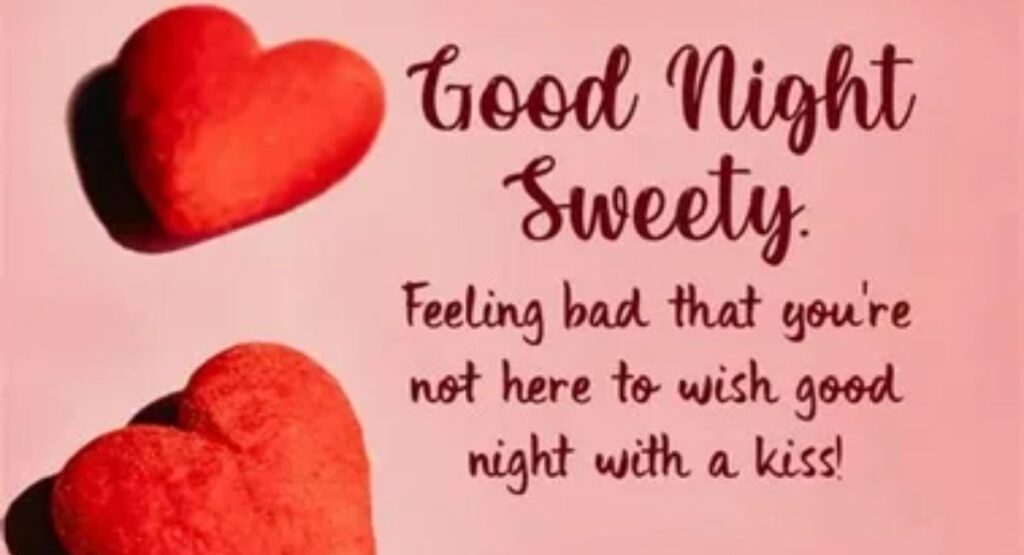 romantic good night messages for her
