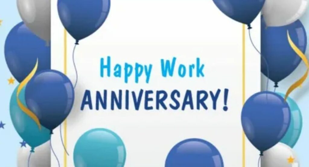 work anniversary messages for coworkers and colleagues