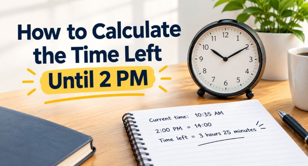How Long Until 2 PM Today? A Simple, Fast Way to Find Out how to calculate the time left until 2 pm