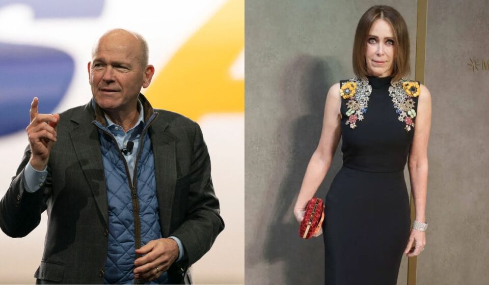 Dave Calhoun and María Asunción Aramburuzabala