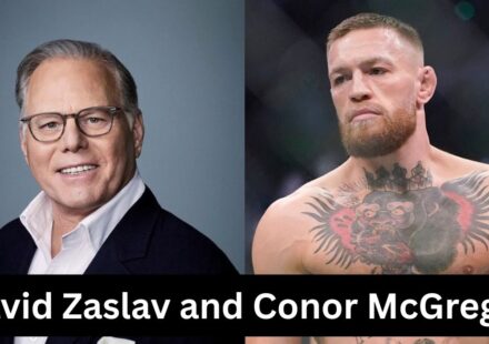 David Zaslav and Conor McGregor