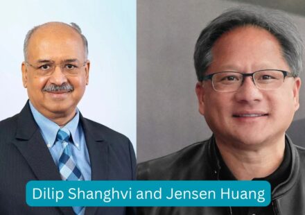 Dilip Shanghvi and Jensen Huang Biography