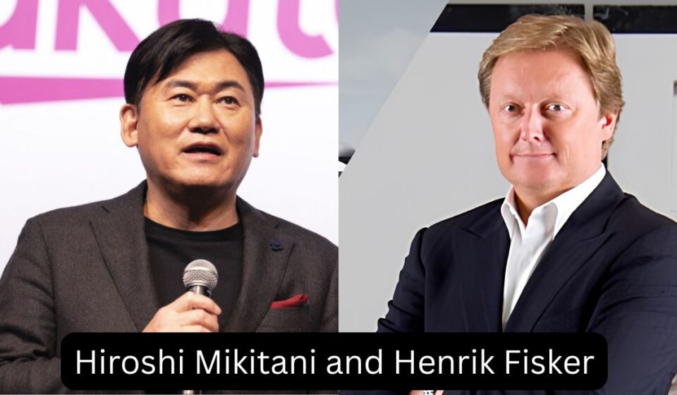 Hiroshi Mikitani and Henrik Fisker