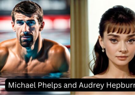 Michael Phelps and Audrey Hepburn