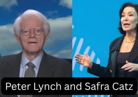Peter Lynch and Safra Catz