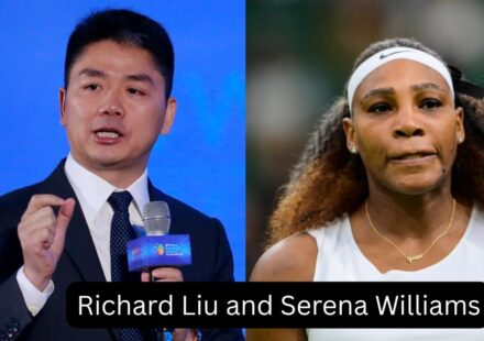 Richard Liu and Serena Williams