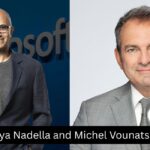 Satya Nadella and Michel Vounatsos