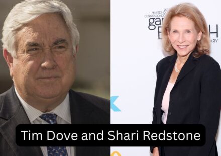Tim Dove and Shari Redstone