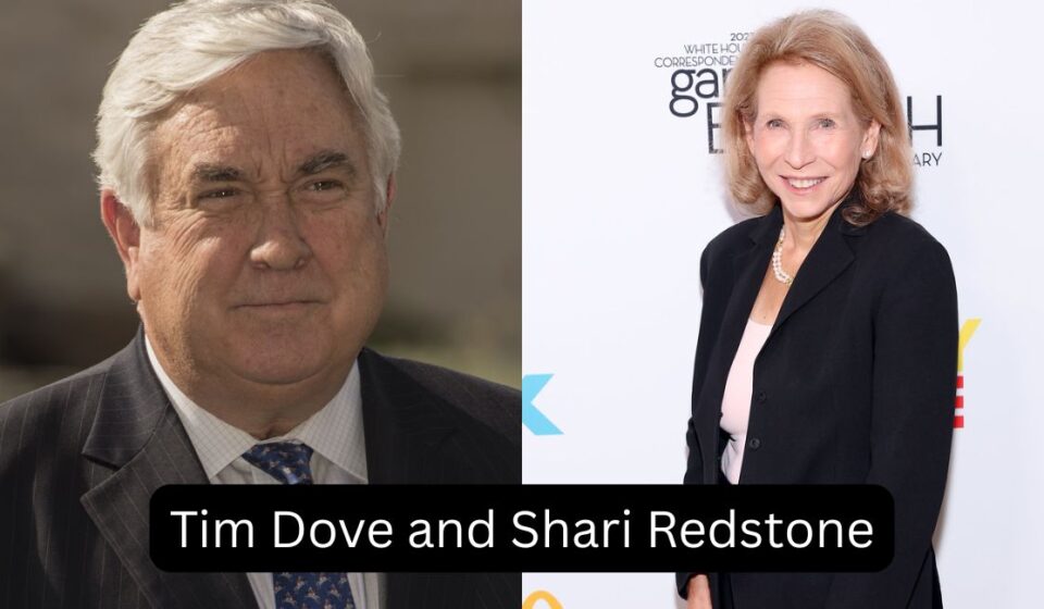 Tim Dove and Shari Redstone