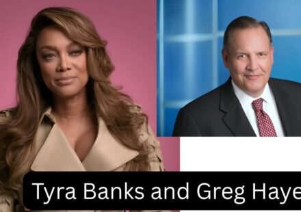 Tyra Banks and Greg Hayes